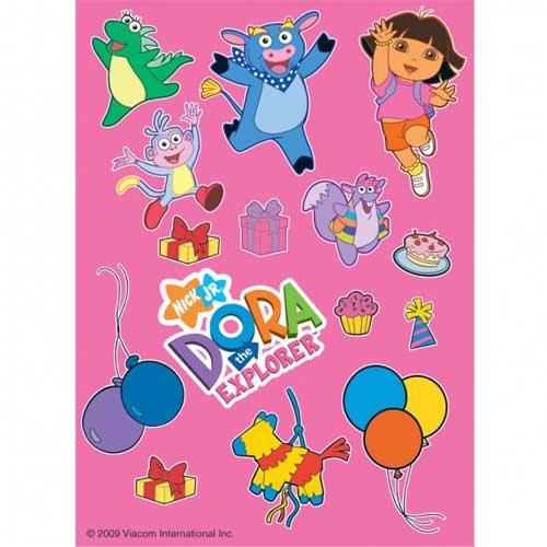 Dora The Explorer Stickers - Pack of 8 Sheets (992356AMS-dora)