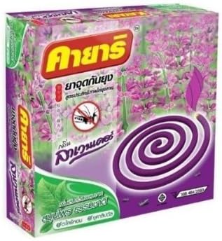 KAYARI MOSQUITO REPELLENT COIL WITH EUCALYPTUS CITRONELLA 12 COILS - LAVENDER