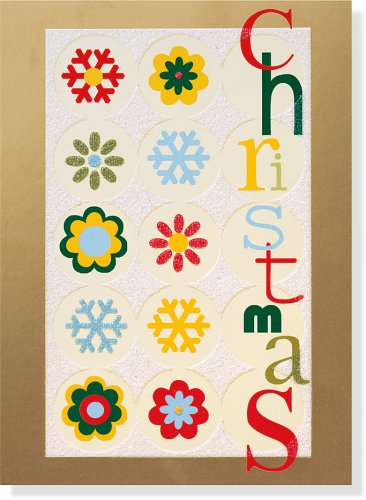 Christmas Circles (Christmas Cards, Holiday Cards, Greeting Cards) (Large Holiday Cards)
