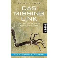  Missing Link: Ida und die Anfänge der Menschheit (Gebundene Ausgabe) von Colin Tudge (Autor), Sebastian Vogel (Übersetzer) 
