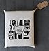 Izola 701 Apothecary Canvas Shower Curtain