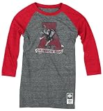 Alabama Crimson Tide adidas Originals Women's Vintage Mascot 3/4 Sleeve Tri-Blend T-Shirt