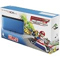 Nintendo Blue Black Nintendo 3DS XL w/Mario Kart