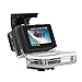 Rusee Open Side Skeleton Protective Housing Case with LCD Touch BacPac Backdoor For GoPro Hero 4, Hero 4 Black, Hero 3+