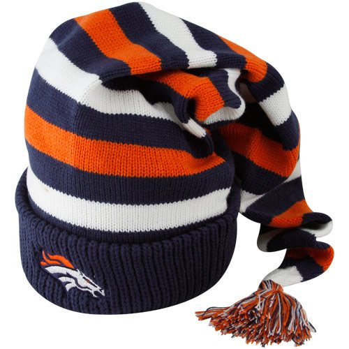 NFL Men's End Zone Toboggan Hat - K166Z (Denver Broncos, One Size Fits All)