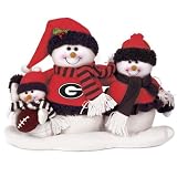 Georgia Bulldogs Table Top Snow Family