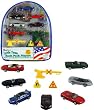 Official GM Licensed Cars Backpack Playset