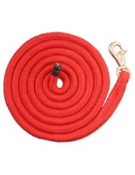 Sports: Tough 1 Pro Braided Cotton Lead, Red - Tough 1