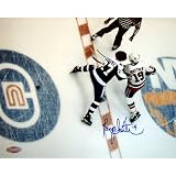 NHL Bryan Trottier Islanders vs Sittler overhead view Autographed 8-by-10-Inch Photograph