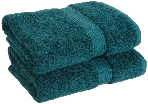 Superior 900 Gram Egyptian Cotton 2-Piece Bath Towel Set, Teal