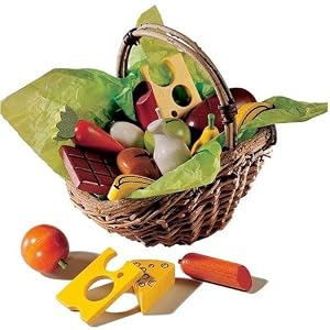 Haba Basket With Wooden Food
