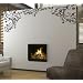 Vinyl Wall Art Decal Sticker Swirl Flower Floral Design #262 (100" X 29")