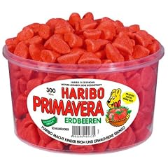 Haribo Primavera Erdbeeren, 1er Pack (1 x 690 g Dose)