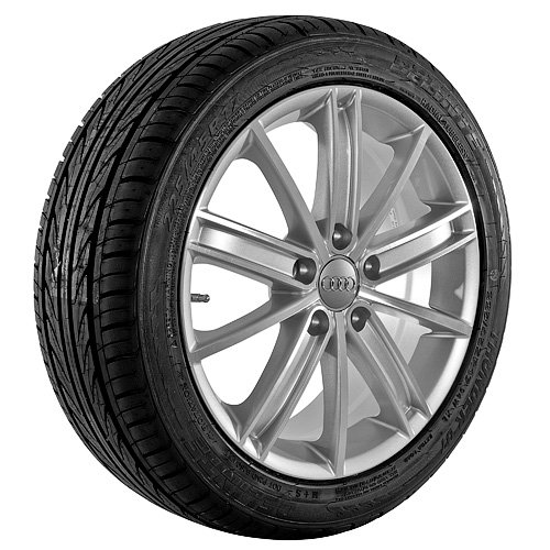 17 Inch Silver 280 Series Wheels Rims and Tires 