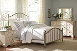 American Drew 901-38XR - Ashby Park Tapered Plated Nickel Complete Bed Bedr ....