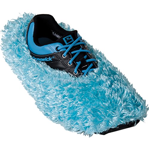 Brunswick Fun Shoe Covers- Fuzzy Ice Blue