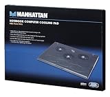 MANHATTAN Notebook Cooling Pad USB 3 Luefter 60mm Ein/Aus Schalter mit LED Anzeige