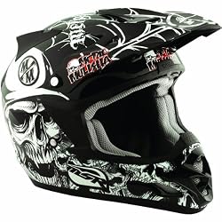 MSR Racing Velocity Metal Mulisha Men's Motocross Motorcycle Helmet - Black