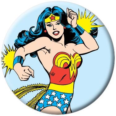  Wonder Woman Bullets and Bracelets Button 81074 [Toy]
