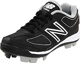 New Balance YB4040 Baseball Cleat (Little Kid/Big Kid),Black/White-BB,5 W US Big Kid
