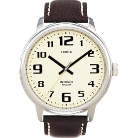 Timex Men's Brown Leather Easy Reader Watch #T28201