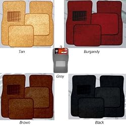 4-Pieces Universal Carpet Floor Mats