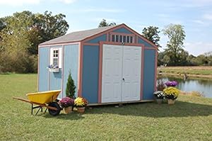 Shed Kit with Floor - The Guardian (Gable Roof) : Patio, Lawn &amp; Garden
