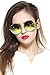 2016 Sexy Oversized Large Round Sunglasses For Women Rainbow Mirrored