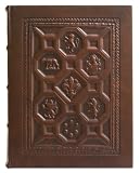 Cassetone Hand Crafted Brown Genuine Calfskin Photo Album with Embossed Design, Gift Boxed, 9.5x12 Cassetone Hand Crafted Brown Genuine Calfskin Photo Album with Embossed Design, Gift Boxed, 9.5x12