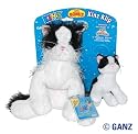 KINZ KLIP BLACK AND WHITE CAT