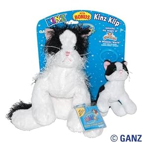 Webkinz - B&W Cat & Klip Combo