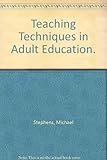 Teaching techniques in adult education