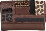Fossil Wallet - Pop Stitch Multifunction (Color: Black/brown)
