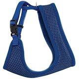 Coastal Pet -Comfort Soft Adjustable Mesh Cat Harness - Blue - 14"-16" girth