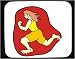 Decorated Mouse Pad with Hawaii, sports, athlete, running, Polynesia, woman