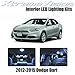 XtremeVision Dodge DART 2012-2015 (6 Pieces) Cool White Premium Interior LED Kit Package + Installation Tool