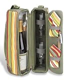 Kitchen & Housewares : Picnic at Ascot Santa Barbara Collection Wine Carrier with Glasses for 2