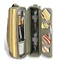 Picnic at Ascot Santa Barbara Collection Wine Carrier with Glasses for 2