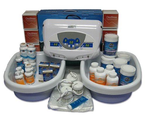 Two-Person Ionic Detox Foot Bath System with Mp3 player, Consultation Services and Nutritional Supplements