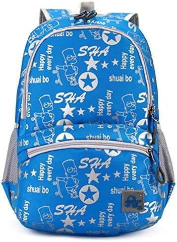 TUOMins Personalized Nylon Colorful School Backpack Book Bag for School Student