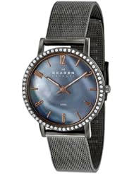 Skagen Womens 922SMMR Quartz Blue Dial Stainless Steel Watch