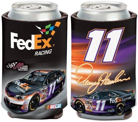 WinCraftDenny Hamlin Official NASCAR 12 oz. Insulated Coozie Can Cooler by 783394