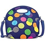 BUILT NY Spicy Relish Designer Neoprene Lunch Tote (Scatter Dot)