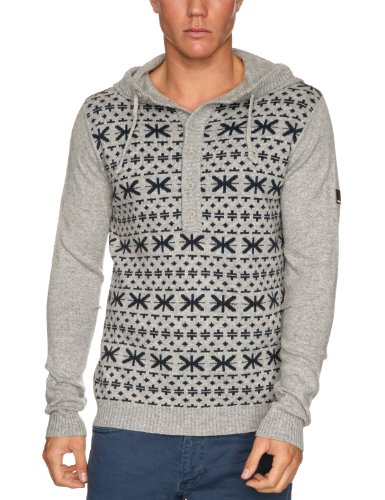 Bench Herren Pullover GET IN, grey marl, XL