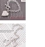 Juicy Couture Heart Open Pendant Bracelet