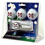 Mississippi State Bulldogs NCAA 3 Ball Gift Pack w/ Kool Tool