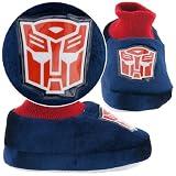 Transformers Navy Optimus Prime Sock Top Slippers for Toddlers and Boys