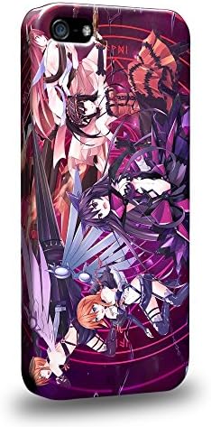 Case88 Premium Designs Date A Live Shido Itsuka Tohka Yatogami Kotori Itsuka Origami Tobiichi Kurumi Tokisaki Yoshino 1422 Protective Snap-on Hard Back Case Cover for Apple iPhone 5 5s