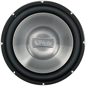 Infinity REF 1260 W Subwoofer per auto (30,5 cm (12 pollici), 1200 Watt), colore: Argento/Nero