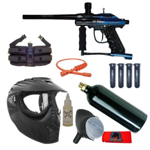Viewloader High Voltage Paintball Gun Silver Starter Package